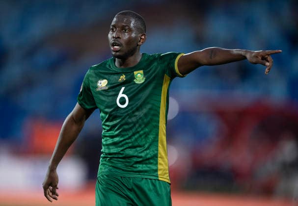 Zimbabwe v South Africa: Group B - Africa Cup Of Nations MARRAKECH, MOROCCO - DECEMBER 29: Aubrey Modiba of South Africa during the Africa Cup Of Nations Group B match between Zimbabwe and South Africa at the Grand Stade de Marrakech on December 29, 2025 in Marrakech, Morocco. Marrakech Morocco Copyright: xVisionhausx 776422261