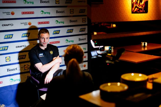 GOTHENBURG, SWEDEN 20260103 Sweden s goalkeeper Andreas Palicka during Saturday s press conference, PK, Pressekonferenz at Scandic Europa in Gothenburg with the Swedish national handball team ahead of the 2026 European Championship, EM, Europameisterschaft GÖTEBORG SWEDEN x9200x