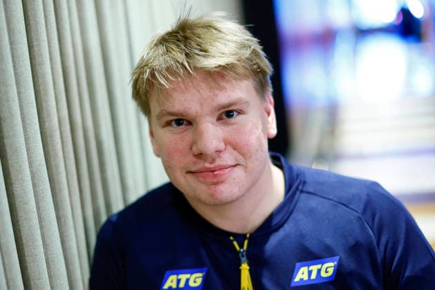 GÖTEBORG, SVERIGE 20260103 Landslagspelaren Axel Mansson under lördagens pressträff pa Scandic Europa i Göteborg med det svenska handbollslandslaget inför EM 2026. GÖTEBORG SVERIGE x9200x