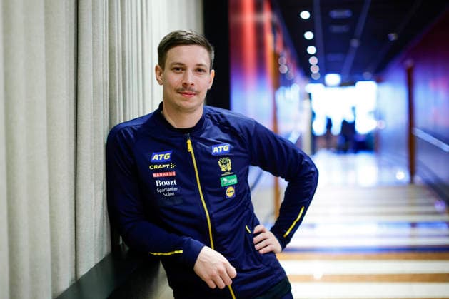 GÖTEBORG, SVERIGE 20260103 Landslagsspelaren Jerry Tollbring under lördagens pressträff pa Scandic Europa i Göteborg med det svenska handbollslandslaget inför EM 2026. GÖTEBORG SVERIGE x9200x