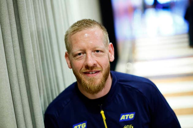GOTHENBURG, SWEDEN 20260103 national team, Nationalteam player Jim Gottfridsson during Saturday s press conference, PK, Pressekonferenz at Scandic Europa in Gothenburg with the Swedish national handball team ahead of the 2026 European Championship, EM, Europameisterschaft GÖTEBORG SWEDEN x9200x