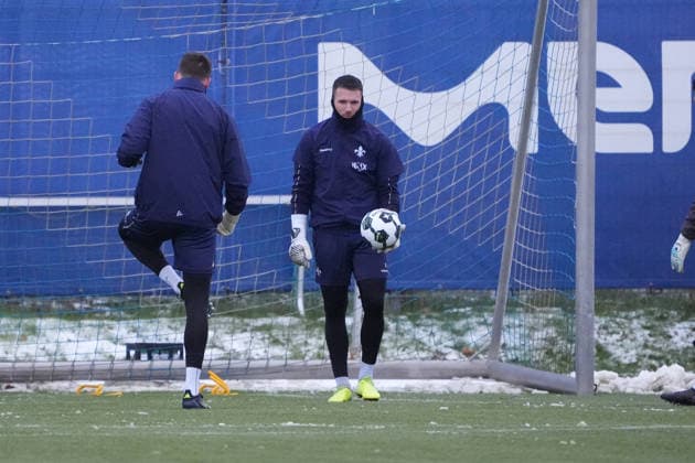 Torwart Marcel Schuhen (SV Darmstadt 98) - 03.01.2026 2. Bundesliga, Saison 25 26: SV Darmstadt 98 Trainingsauftakt, Stadion am Boellenfalltor, emonline, emspor,