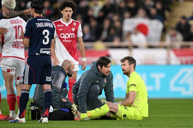 AS Monaco v Olympique Lyonnais - Ligue 1 McDonald s 2025 2026 01 Lukas HRADECKY (asm) during the Ligue 1 McDonald s match between Monaco and Lyon at Stade Louis II on January 3, 2026 in Monaco, Monaco. Monaco Monaco  Copyright: xFEPx 776348239