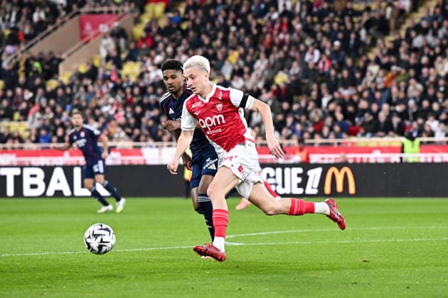 AS Monaco v Olympique Lyonnais - Ligue 1 McDonald s 2025 2026 16 ABNER VINICIUS (ol) - 10 Aleksandr GOLOVIN (asm) during the Ligue 1 McDonald s match between Monaco and Lyon at Stade Louis II on January 3, 2026 in Monaco, Monaco. Monaco Monaco  Copyright: xFEPx 776348239