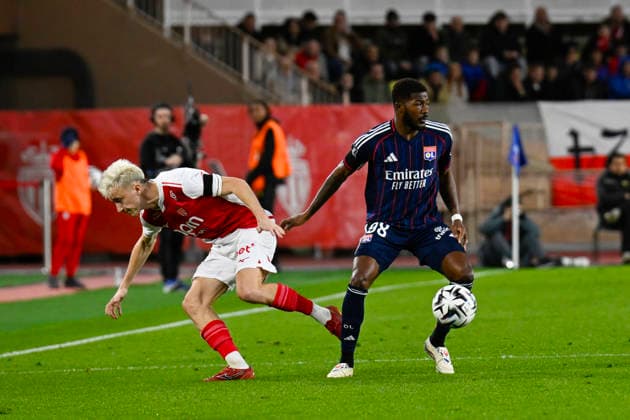 FOOTBALL : AS Monaco VS Olympique Lyonnais - Ligue 1 Mc™Donalds - 03 01 2026 Ainsley Maitland-Niles (OL) - Ligue 1 McDonald™s match between AS Monaco and Olympique Lyonnais on January 03, 2026 at the Louis II Stadium in Monaco. MonacoMonaco  Copyright: xWilliamxCannarellax