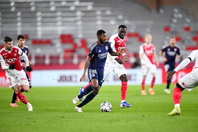 AS Monaco v Olympique Lyonnais - Ligue 1 McDonald s 2025 2026 98 Ainsley MAITLAND NILES (ol) during the Ligue 1 McDonald s match between Monaco and Lyon at Stade Louis II on January 3, 2026 in Monaco, Monaco. Monaco Monaco  Copyright: xFEPx 776348239