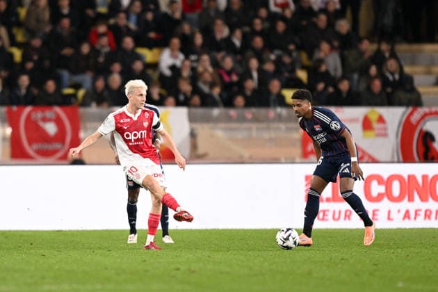 AS Monaco v Olympique Lyonnais - Ligue 1 McDonald s 2025 2026 10 Aleksandr GOLOVIN (asm) - 16 ABNER VINICIUS (ol) during the Ligue 1 McDonald s match between Monaco and Lyon at Stade Louis II on January 3, 2026 in Monaco, Monaco. Monaco Monaco  Copyright: xFEPx 776348239