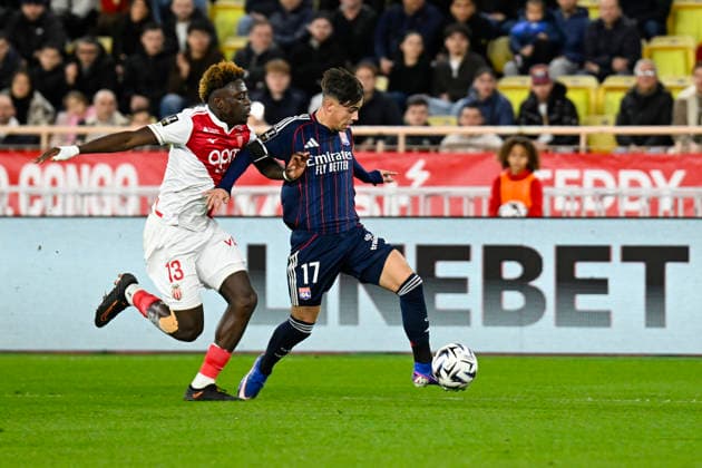 FOOTBALL : AS Monaco VS Olympique Lyonnais - Ligue 1 Mc™Donalds - 03 01 2026 Afonso Moreira (OL) - Ligue 1 McDonald™s match between AS Monaco and Olympique Lyonnais on January 03, 2026 at the Louis II Stadium in Monaco. MonacoMonaco  Copyright: xWilliamxCannarellax