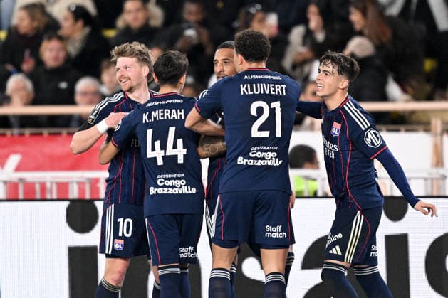 AS Monaco v Olympique Lyonnais - Ligue 1 McDonald s 2025 2026 17 Afonso MOREIRA (ol) - 10 Pavel SULC (ol) during the Ligue 1 McDonald s match between Monaco and Lyon at Stade Louis II on January 3, 2026 in Monaco, Monaco. Monaco Monaco  Copyright: xFEPx 776348239