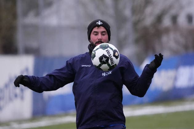Marco Richter (SV Darmstadt 98) - 03.01.2026 2. Bundesliga, Saison 25 26: SV Darmstadt 98 Trainingsauftakt, Stadion am Boellenfalltor, emonline, emspor,