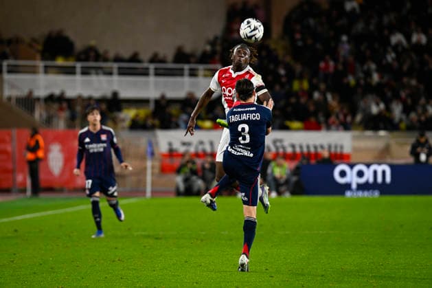 FOOTBALL : AS Monaco VS Olympique Lyonnais - Ligue 1 Mc™Donalds - 03 01 2026 Mamadou Coulibaly (ASM) - Ligue 1 McDonald™s match between AS Monaco and Olympique Lyonnais on January 03, 2026 at the Louis II Stadium in Monaco. MonacoMonaco  Copyright: xWilliamxCannarellax