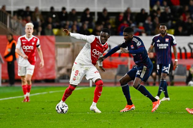 FOOTBALL : AS Monaco VS Olympique Lyonnais - Ligue 1 Mc™Donalds - 03 01 2026 Folarin Balogun (ASM) - Ligue 1 McDonald™s match between AS Monaco and Olympique Lyonnais on January 03, 2026 at the Louis II Stadium in Monaco. MonacoMonaco  Copyright: xWilliamxCannarellax