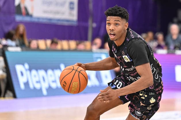 BG Göttingen - Uni Baskets Münster Julian Larry ( 10, MS) im Spiel der BARMER 2. Basketball Bundesliga ProA zwischen der BG Göttingen und den Uni Baskets Münster in der Sparkassen-Arena am 03.01.2026 in Göttingen, Deutschland. Göttingen Niedersachsen Deutschland