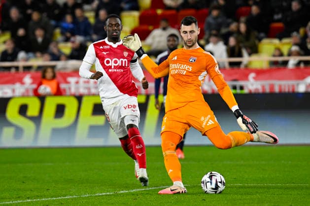 FOOTBALL : AS Monaco VS Olympique Lyonnais - Ligue 1 Mc™Donalds - 03 01 2026 Dominik Greif (OL) - Ligue 1 McDonald™s match between AS Monaco and Olympique Lyonnais on January 03, 2026 at the Louis II Stadium in Monaco. MonacoMonaco  Copyright: xWilliamxCannarellax