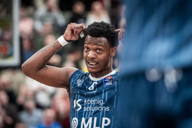 DJ Damariae Horne (MLP Academics Heidelberg, 00) - kritischer Blick und Geste GER, MHP Riesen Ludwigsburg - MLP Academics Heidelberg, easycredit BBL, Basketball, Bundesliga, 14. Spieltag, Spielzeit 2025 2026, 03.01.2026 GER, MHP Riesen Ludwigsburg - MLP Academics Heidelberg, easycredit BBL, Basketball, Bundesliga, 14. Spieltag, Spielzeit 2025 2026, 03.01.2026 Ludwigsburg Copyright: xSandyxDinkelackerx EP_SDR