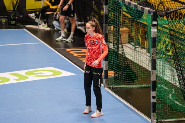 Borussia Dortmund (GER) vs. HSG Blomberg-Lippe (GER), Handball, 1. Handball Bundesliga Frauen, 11. Spieltag, 3.1.2026, Saision 2025 2026, Dortmund Sarah Wachter (Borussia Dortmund, 12) Dortmund Sporthalle Wellinghofen Deutschland