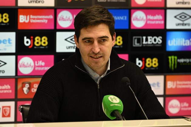 Bournemouth v Arsenal, Premier League AFC Bournemouth manager Andoni Iraola speaking during the post match press conference, PK, Pressekonferenz after the Premier League match between Bournemouth and Arsenal at the Vitality Stadium, Bournemouth, UK on 3 January 2026. Bournemouth Vitality Stadium Dorset UK Editorial use only DataCo restrictions apply See www.football-dataco.com , Copyright: xGrahamxHuntx PSI-23517-0199