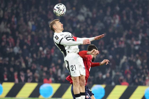 FOOTBALL : LOSC Lille vs Stade Rennais - Ligue 1 J17 - 03 01 2026 Valentin RONGIER (Stade Rennais) lors du match LOSC Lille vs Stade Rennais, Ligue 1 J17, Decathlon Arena stade Pierre Mauroy, le 3 janvier 2026 - photo Laurent Sanson PsnewZ  Copyright: xLaurentxSANSONx xPsnewZx