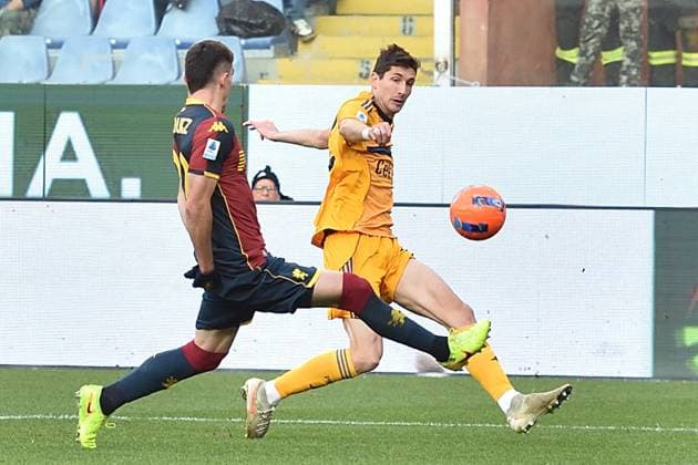 Stefano Moreo (Pisa) during Genoa CFC vs Pisa SC, Italian soccer Serie A match in Genoa, Italy, January 03 2026  Copyright: xGabrielexMasotti IPAxSportx xipa-agency.netx xx IPA_69656723 IPA_Agency_IPA69656723