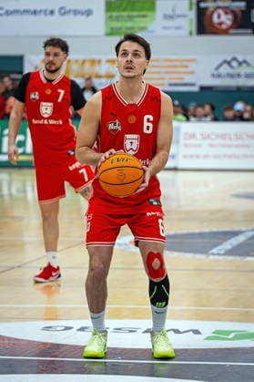 03.01.2026, xovx, Basketball 1. Regionalliga Südwest, Lich Basketball - TSG Söflingen Orkun Mehmed (Lich Basketball), Freisteller Lich Dietrich-Bonhoeffer-Halle Hessen Deutschland (DE)