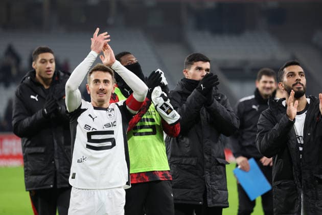 FOOTBALL : LOSC Lille vs Stade Rennais - Ligue 1 J17 - 03 01 2026 Joie de Valentin RONGIER (Stade Rennais) lors du match LOSC Lille vs Stade Rennais, Ligue 1 J17, Decathlon Arena stade Pierre Mauroy, le 3 janvier 2026 - photo Laurent Sanson PsnewZ  Copyright: xLaurentxSANSONx xPsnewZx