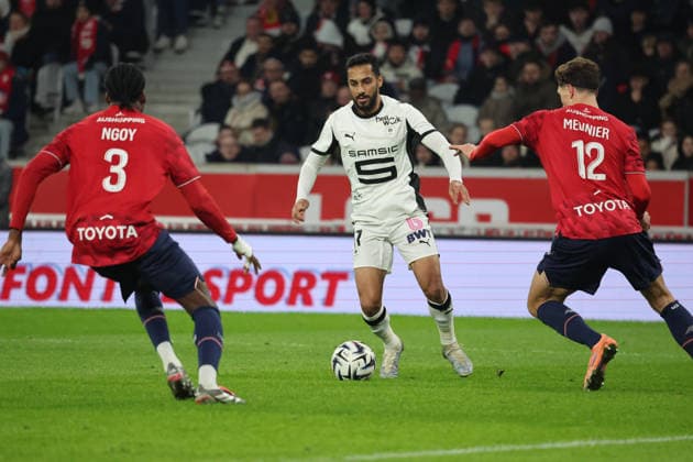 FOOTBALL : LOSC Lille vs Stade Rennais - Ligue 1 J17 - 03 01 2026 Mousa AL-TAMARI (Stade Rennais) lors du match LOSC Lille vs Stade Rennais, Ligue 1 J17, Decathlon Arena stade Pierre Mauroy, le 3 janvier 2026 - photo Laurent Sanson PsnewZ  Copyright: xLaurentxSANSONx xPsnewZx