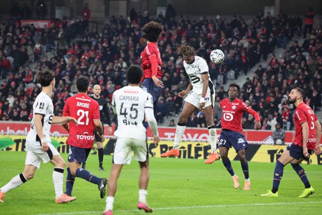 FOOTBALL : LOSC Lille vs Stade Rennais - Ligue 1 J17 - 03 01 2026 JÃ rÃ my JACQUET (Stade Rennais) lors du match LOSC Lille vs Stade Rennais, Ligue 1 J17, Decathlon Arena stade Pierre Mauroy, le 3 janvier 2026 - photo Laurent Sanson PsnewZ  Copyright: xLaurentxSANSONx xPsnewZx