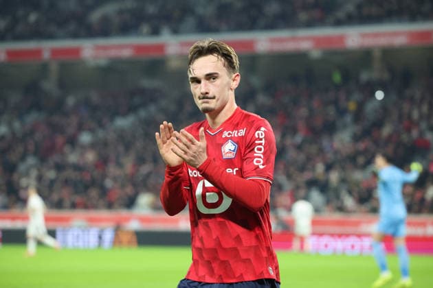 FOOTBALL : LOSC Lille vs Stade Rennais - Ligue 1 J17 - 03 01 2026 Marcus BROHOLM (LOSC Lille) lors du match LOSC Lille vs Stade Rennais, Ligue 1 J17, Decathlon Arena stade Pierre Mauroy, le 3 janvier 2026 - photo Laurent Sanson PsnewZ  Copyright: xLaurentxSANSONx xPsnewZx