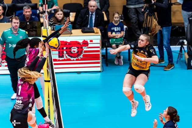 03.01.2026, GER, Volleyball, Frauen, 1.BL, Hauptrunde, Saison 25 26, VfB 91 Suhl Lotto Thueringen - Schwarz-Weiss Erfurt Monika Brancuska (VfB 91 Suhl Lotto Thueringen) 99817 Eisenach Werner-Assmann-Halle Am Sportp Thüringen Deutschland