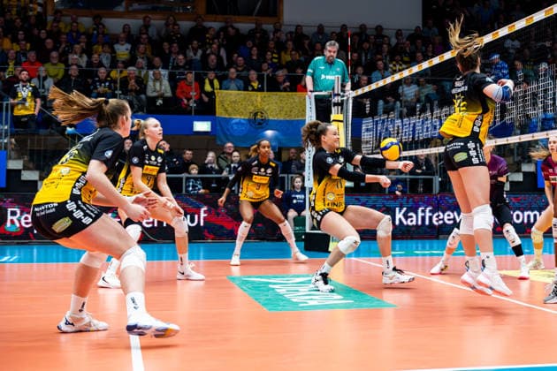 03.01.2026, GER, Volleyball, Frauen, 1.BL, Hauptrunde, Saison 25 26, VfB 91 Suhl Lotto Thueringen - Schwarz-Weiss Erfurt Laura Berger (VfB 91 Suhl Lotto Thueringen) 99817 Eisenach Werner-Assmann-Halle Am Sportp Thüringen Deutschland