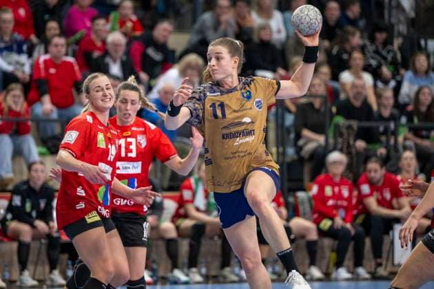 Handball Bundesliga Frauen, Saison 2025 2026 SV Union Halle-Neustadt vs.Buxtehuder SV Halle, Deutschland 03.Januar 2026: Im Bild:Isabelle Doelle (Buxtehude) Halle Saale SWH Arena Sachsen-Anhalt Deutschland