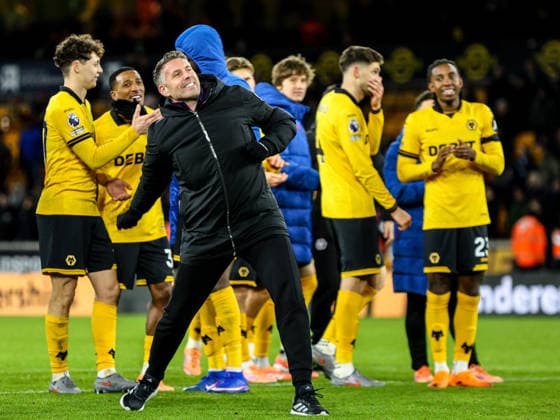 Wolves manager Rob Edwards at full time of the Premier League football match between Wolverhampton Wanderers and West Ham United at Molineux stadium in Wolverhampton, England Copyright: xNataliexMincher SPPx Sportspressphoto_SPR78445
