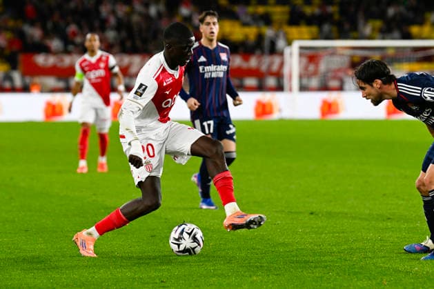 FOOTBALL : AS Monaco VS Olympique Lyonnais - Ligue 1 Mc™Donalds - 03 01 2026 Kassoum Ouattara (ASM) - Ligue 1 McDonald™s match between AS Monaco and Olympique Lyonnais on January 03, 2026 at the Louis II Stadium in Monaco. MonacoMonaco  Copyright: xWilliamxCannarellax