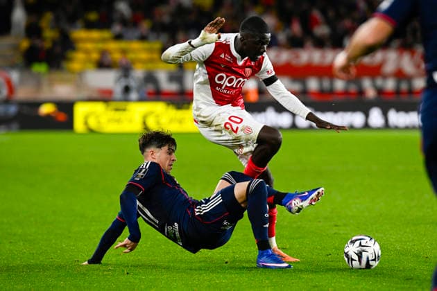 FOOTBALL : AS Monaco VS Olympique Lyonnais - Ligue 1 Mc™Donalds - 03 01 2026 Kassoum Ouattara (ASM) - Ligue 1 McDonald™s match between AS Monaco and Olympique Lyonnais on January 03, 2026 at the Louis II Stadium in Monaco. MonacoMonaco  Copyright: xWilliamxCannarellax