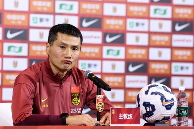 ZHAOQING, CHINA - JANUARY 04: Shao Jiayi, new head coach of China s men s national football team, attends a press conference, PK, Pressekonferenz on January 4, 2026 in Zhaoqing, Guangdong Province of China.  Copyright: xWuxZhizhaox 111613222058