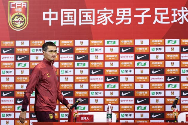 ZHAOQING, CHINA - JANUARY 04: Shao Jiayi, new head coach of China s men s national football team, attends a press conference, PK, Pressekonferenz on January 4, 2026 in Zhaoqing, Guangdong Province of China.  Copyright: xWuxZhizhaox 111613218935