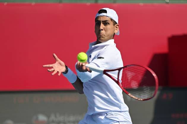Hong Kong Tennis Open - Day 1 Alejandro Tabilo, a Chilean tennis player, during a match at the Hong Kong Tennis Open on January 4, 2026 in Hong Kong. (Photo by Kobe Li Nexpher Images) Hong Kong