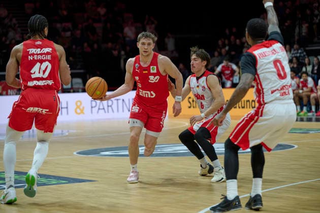 Nürnberg Falcons BC vs. RheinStars Köln, Basketball, 2. Basketball Bundesliga, Bundesliga, Barmer Liga, Pro-Serie A, Nürnberg, KIA Metropol Arena 30nullvier Photographie Nürnberg KIA Metropol Arena Bayern Deutschland Copyright: xAmerican-Football.Networkx