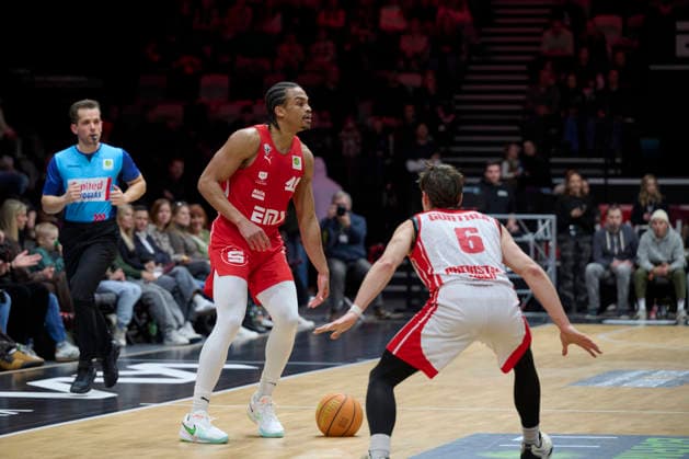 Nürnberg Falcons BC vs. RheinStars Köln, Basketball, 2. Basketball Bundesliga, Bundesliga, Barmer Liga, Pro-Serie A, Nürnberg, KIA Metropol Arena 30nullvier Photographie Nürnberg KIA Metropol Arena Bayern Deutschland Copyright: xAmerican-Football.Networkx