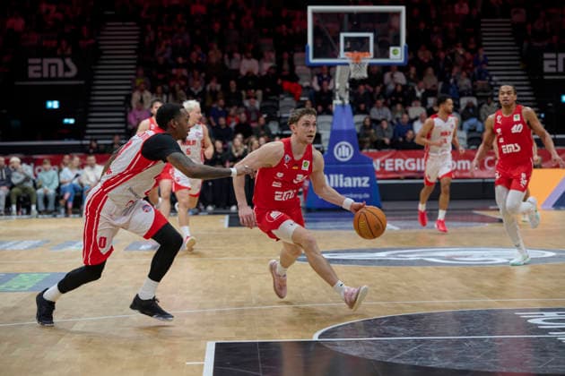 Nürnberg Falcons BC vs. RheinStars Köln, Basketball, 2. Basketball Bundesliga, Bundesliga, Barmer Liga, Pro-Serie A, Nürnberg, KIA Metropol Arena 30nullvier Photographie Nürnberg KIA Metropol Arena Bayern Deutschland Copyright: xAmerican-Football.Networkx