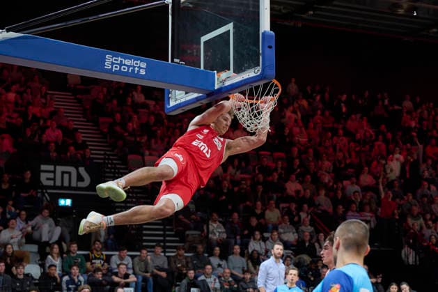 Nürnberg Falcons BC vs. RheinStars Köln, Basketball, 2. Basketball Bundesliga, Bundesliga, Barmer Liga, Pro-Serie A, Nürnberg, KIA Metropol Arena 30nullvier Photographie Nürnberg KIA Metropol Arena Bayern Deutschland Copyright: xAmerican-Football.Networkx