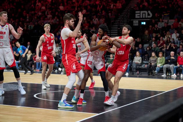 Nürnberg Falcons BC vs. RheinStars Köln, Basketball, 2. Basketball Bundesliga, Bundesliga, Barmer Liga, Pro-Serie A, Nürnberg, KIA Metropol Arena 30nullvier Photographie Nürnberg KIA Metropol Arena Bayern Deutschland Copyright: xAmerican-Football.Networkx