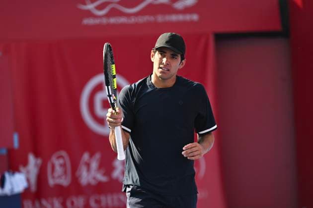 Hong Kong Tennis Open - Day 1 Garin Cristian, a Chilean tennis player, during a match at the Hong Kong Tennis Open on January 4, 2026 in Hong Kong. (Photo by Kobe Li Nexpher Images) Hong Kong