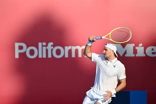Hong Kong Tennis Open - Day 1 Jan-Lennard Struff, a German tennis player, during a match at the Hong Kong Tennis Open on January 4, 2026 in Hong Kong. (Photo by Kobe Li Nexpher Images) Hong Kong