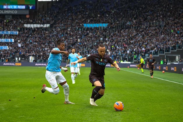Incontro di calcio campionato serie A - 2025 26 Lazio vs Napoli Stanislav Lobotka of SSC Napoli During the football match on January 4, 2026, valid for the Italian Serie A - 2025 26 championship in Rome at the Stadio Olimpico between SS Lazio and SSC Napoli. Pictured: Roma stadio Olimpico Lazio ITALIA Copyright: xFABIOxSASSOxFabioxSassox Lazio Napoli2026_01_04Fabio Sasso1962