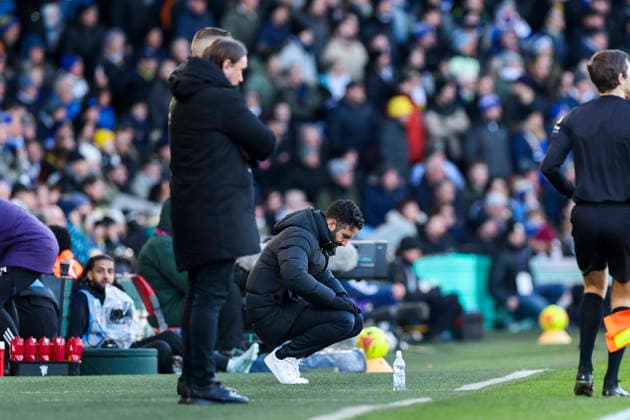 Leeds United v Manchester United, ManU Premier League Manchester United Manager Head Coach Ruben Amorim reacts during the Leeds United v Manchester United Premier League match at Elland Road, Leeds, England on 4 January 2026 Credit: Phil Duncan Every Second Media Editorial use only. All images are copyright Every Second Media Limited. No images may be reproduced without prior permission. All rights reserved. Premier League and Football League images are subject to licensing agreements with Football DataCo Limited. see https: www.football-dataco.com Copyright: xIMAGO EveryxSecondxMediax ESM-1736-0021 PhilxDuncanx xEveryxSecondxMediax