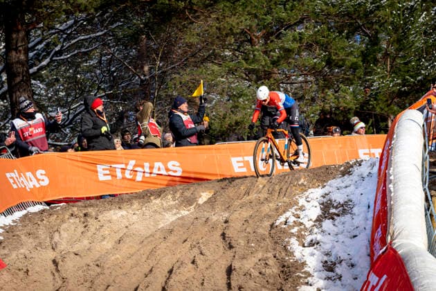 Puck Pieterse - FENIX-DECEUNINCK during the UCI Cyclo-cross World Cup 2025 in ZONHOVEN, Belgium on 29 december 2025, (photo by Marcel van Dorst EYE4images DeFodi Images) -