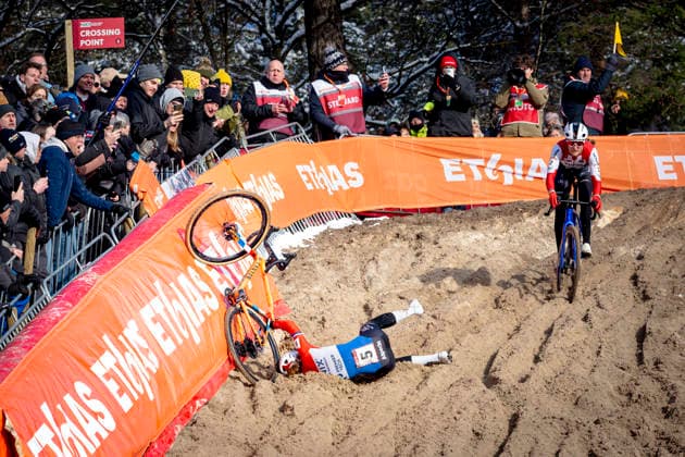 Puck Pieterse - FENIX-DECEUNINCK during the UCI Cyclo-cross World Cup 2025 in ZONHOVEN, Belgium on 29 december 2025, (photo by Marcel van Dorst EYE4images DeFodi Images) -