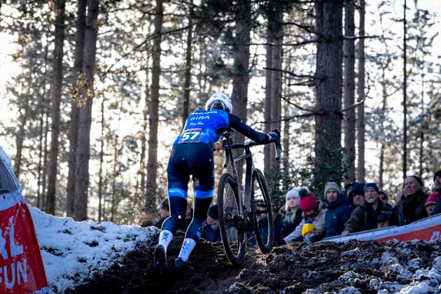 Kaija Budde - PURE ENERGY DRINK HARO BIKES BY COREGO during the UCI Cyclo-cross World Cup 2025 in ZONHOVEN, Belgium on 29 december 2025, (photo by Marcel van Dorst EYE4images DeFodi Images) -