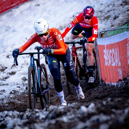 Ceylin Alvarado - FENIX-DECEUNINCK during the UCI Cyclo-cross World Cup 2025 in ZONHOVEN, Belgium on 29 december 2025, (photo by Marcel van Dorst EYE4images DeFodi Images) -